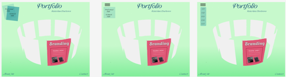 Initial portfolio designs